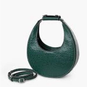 Staud Mini Moon Bag in Green